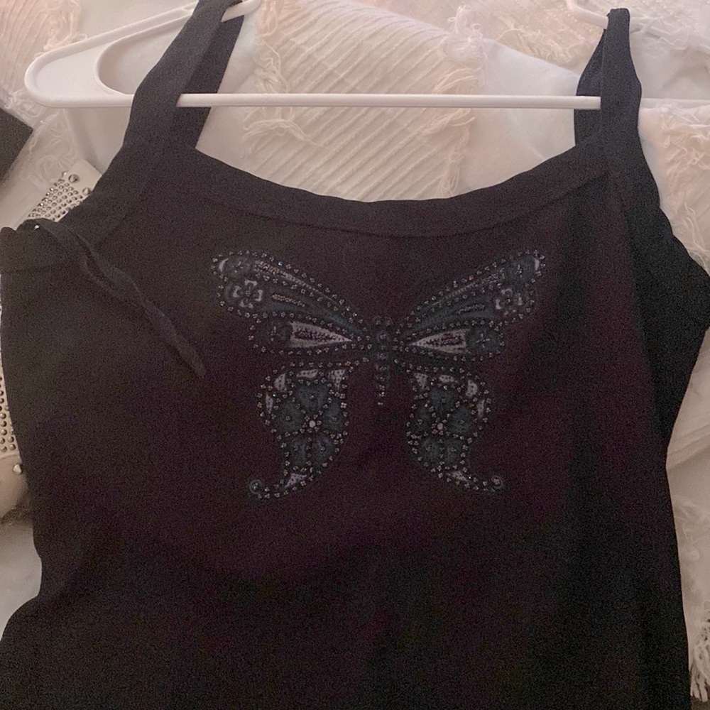 Vintage maxi black dress